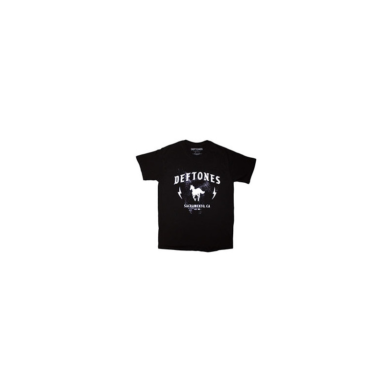 DEFTONES UNISEX T-SHIRT:ELECTRIC PONY (BLACK)