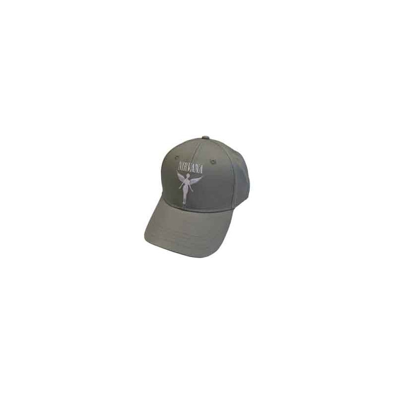 NIRVANA UNISEX BASEBALL CAP:ANGELIC MONO (GREEN)