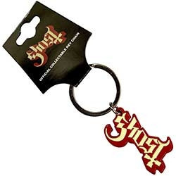 GHOST KEYCHAIN:LOGO RED SHADOW