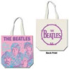THE BEATLES COTTON TOTE BAG:LADY MADONNA (PINK) BACKPRINT
