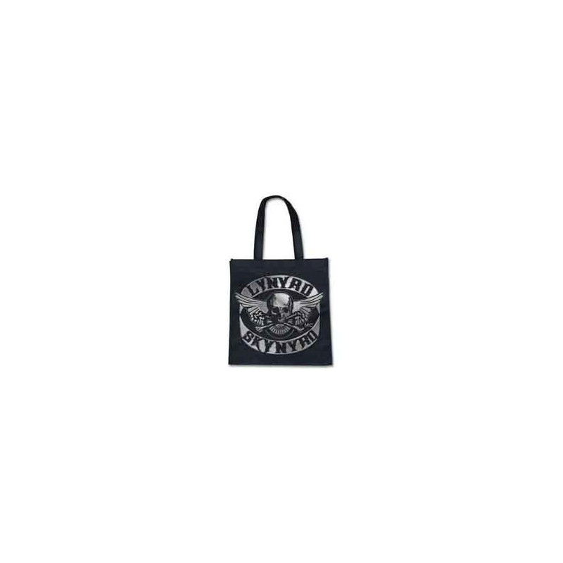 LYNYRD SKYNYRD ECO SHOPPER:BIKER PATCH TREND VERSION (BLACK)