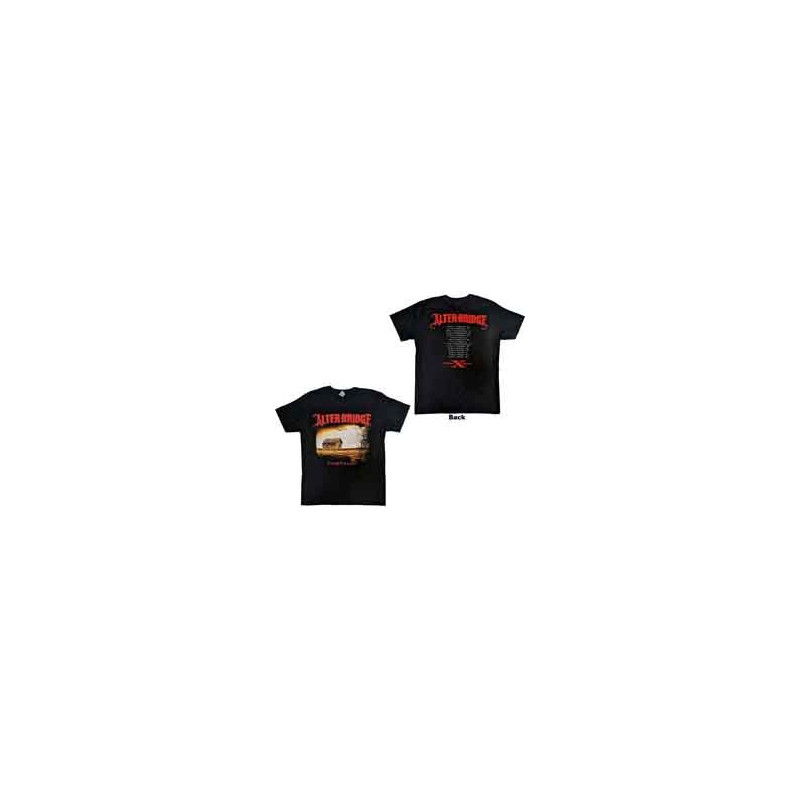ALTER BRIDGE UNISEX:FORTRESS 2014 TOUR DATES (BLACK)
