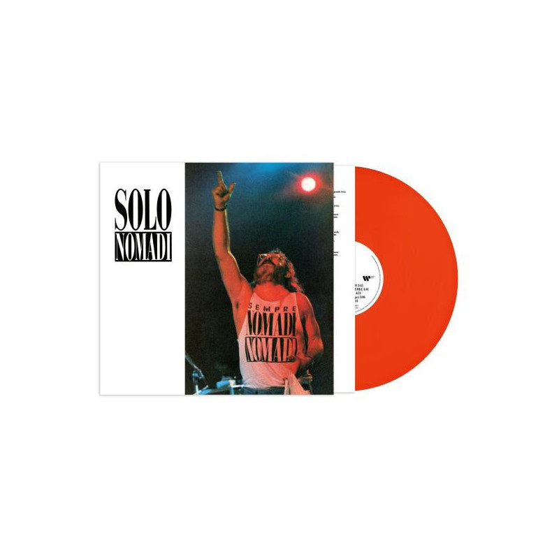 SOLO NOMADI LP ROSSO NEON