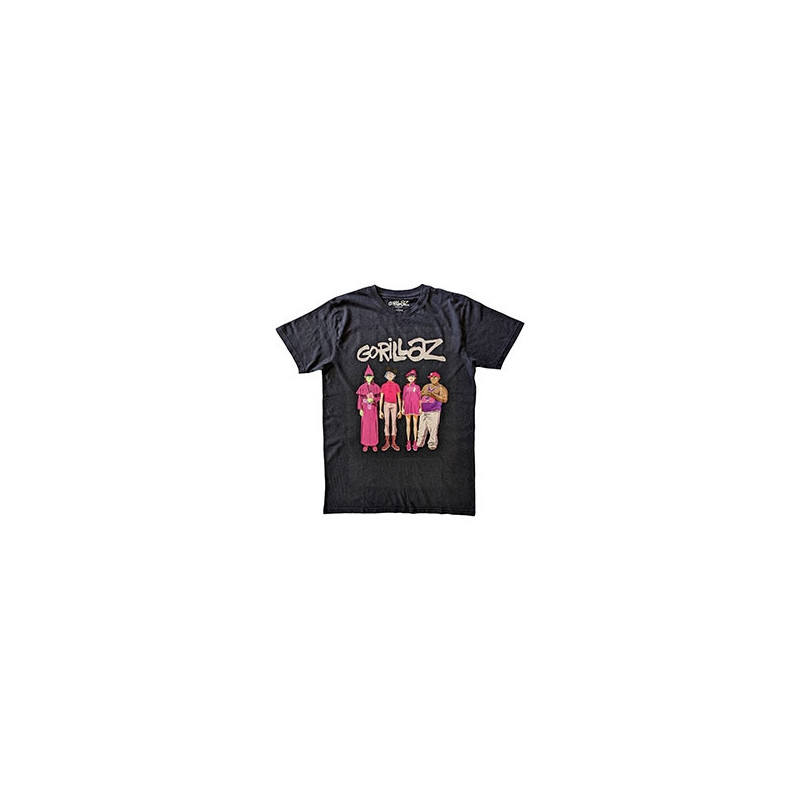GORILLAZ UNISEX:CRACKER ISLAND STANDING GROUP (BLACK)