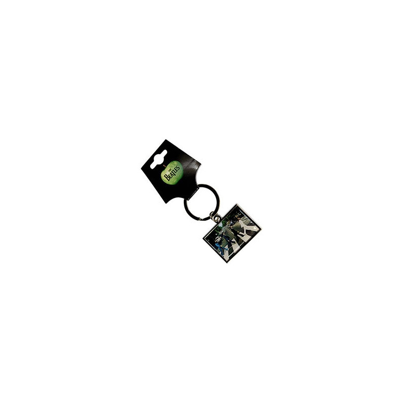 THE BEATLES KEYCHAIN:ABBEY ROAD CROSSING PHOTO