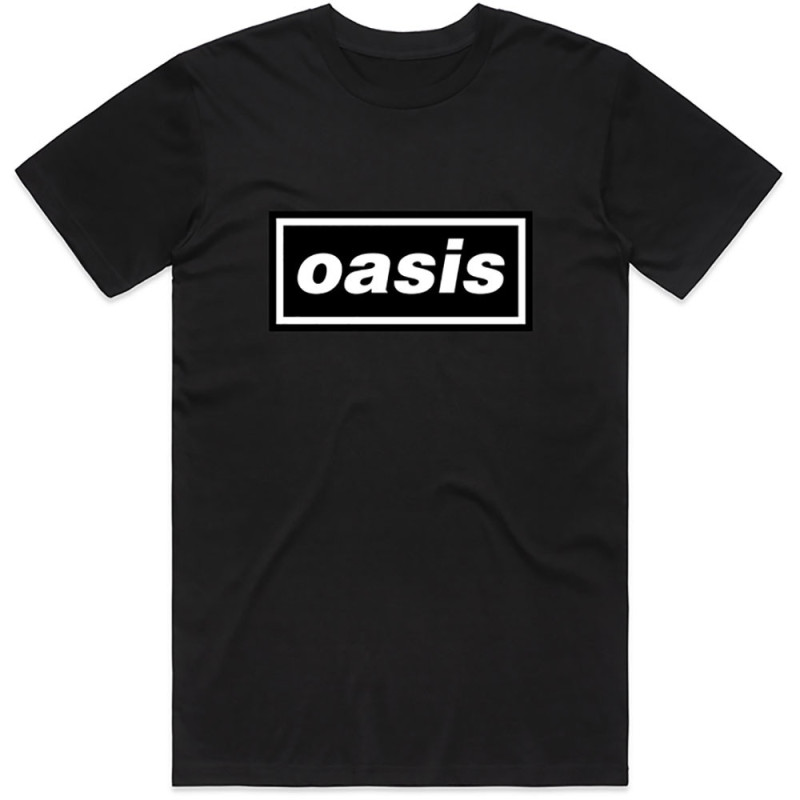 OASIS DECCA LOGO (BLACK) TS BLACK