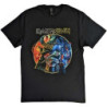 IRON MAIDEN T-SHIRT  MEDIUM UNISEX BLACK  THE FUTURE PAST TOUR '23 CIRCLE ART