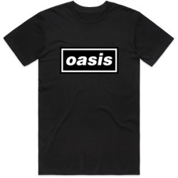 OASIS DECCA LOGO (BLACK) TS...