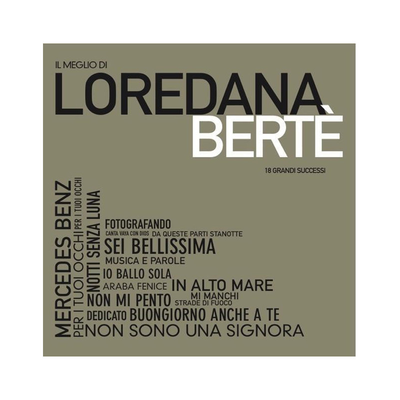 IL MEGLIO DI  LOREDANA BERTE'
