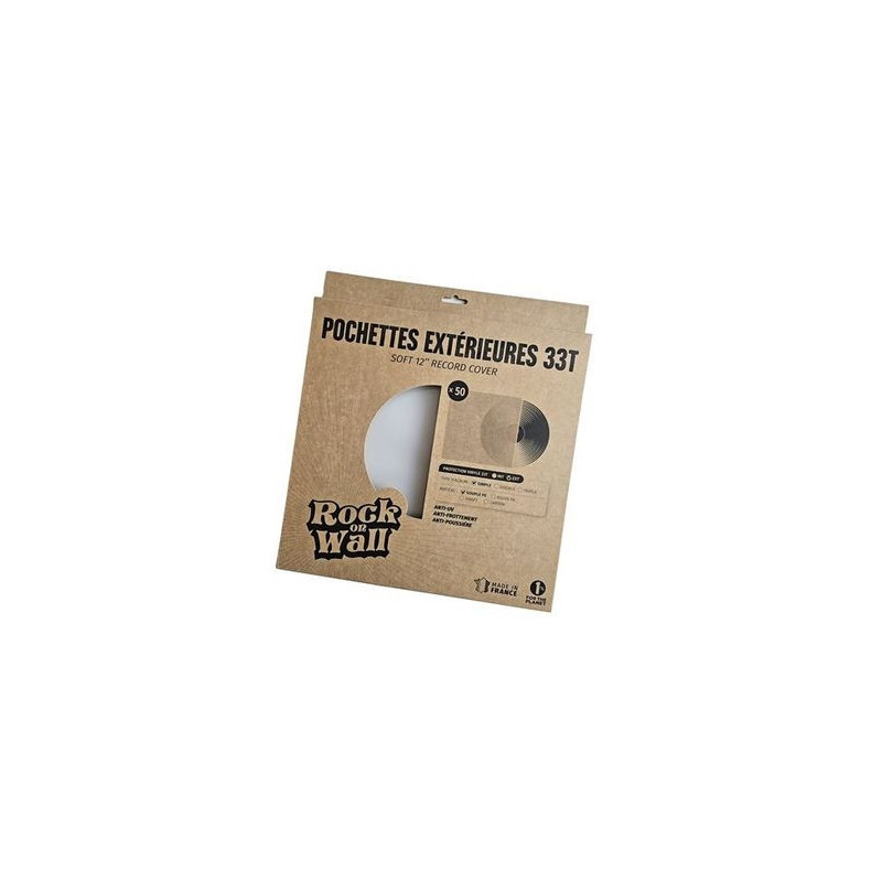 BUSTE TRASPARENTI DI PROTEZIONE PER VINILE (50 PZ)