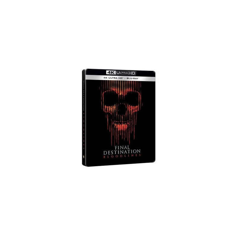 FINAL DESTINATION BLOODLINES STEELBOOK 2 'BUS SHELTER SKULL' (4K ULTRA HD + BLU-RAY)