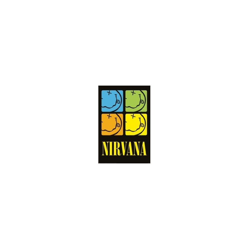 NIRVANA: PYRAMID - SMILEY SQUARES (POSTER MAXI 61X91,5 CM)