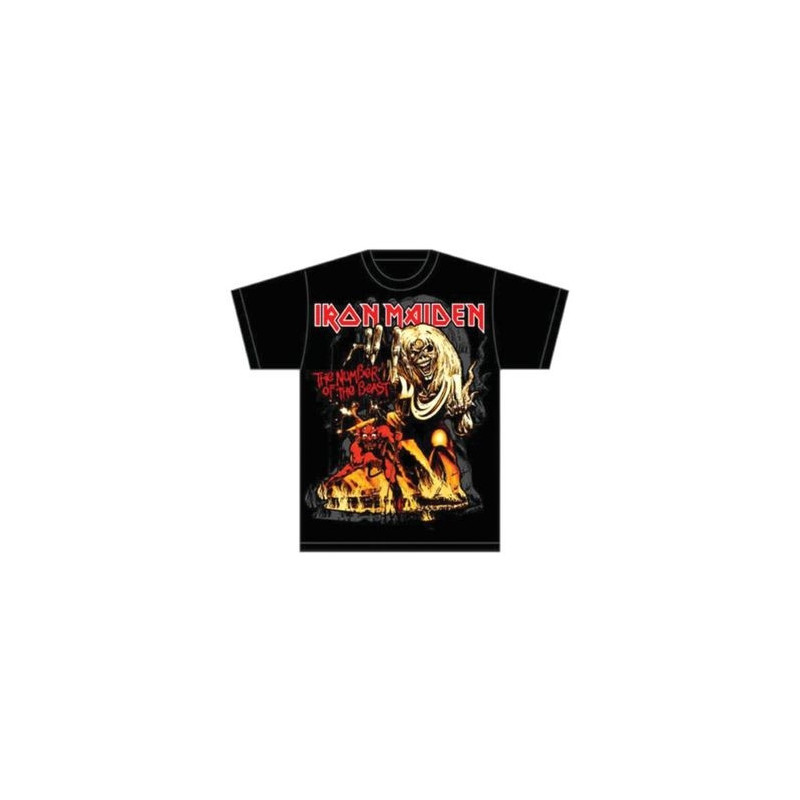 IRON MAIDEN NUMBER OF THE BEAST GRAPHIC BLACK