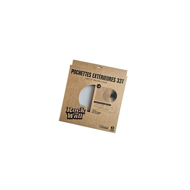 BUSTE TRASPARENTI DI PROTEZIONE PER VINILE (25PZ)