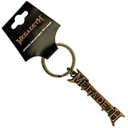 MEGADETH KEYCHAIN: GOLD...