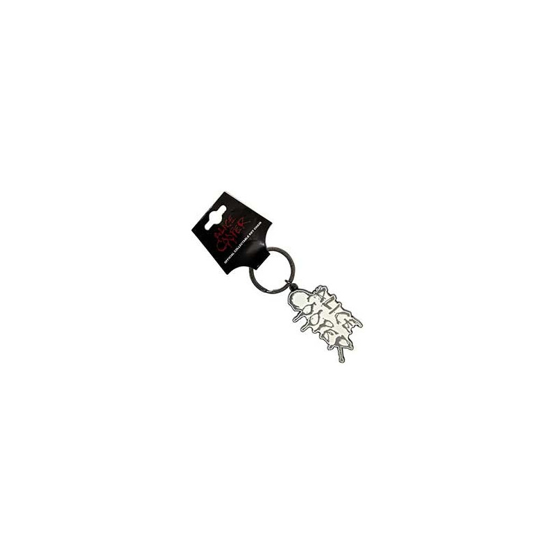 ALICE COOPER KEYCHAIN: DRIPPING LOGO SILVER
