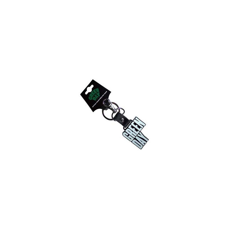 GREEN DAY KEYCHAIN: STACKED LOGO (GLOW-IN-THE-DARK)