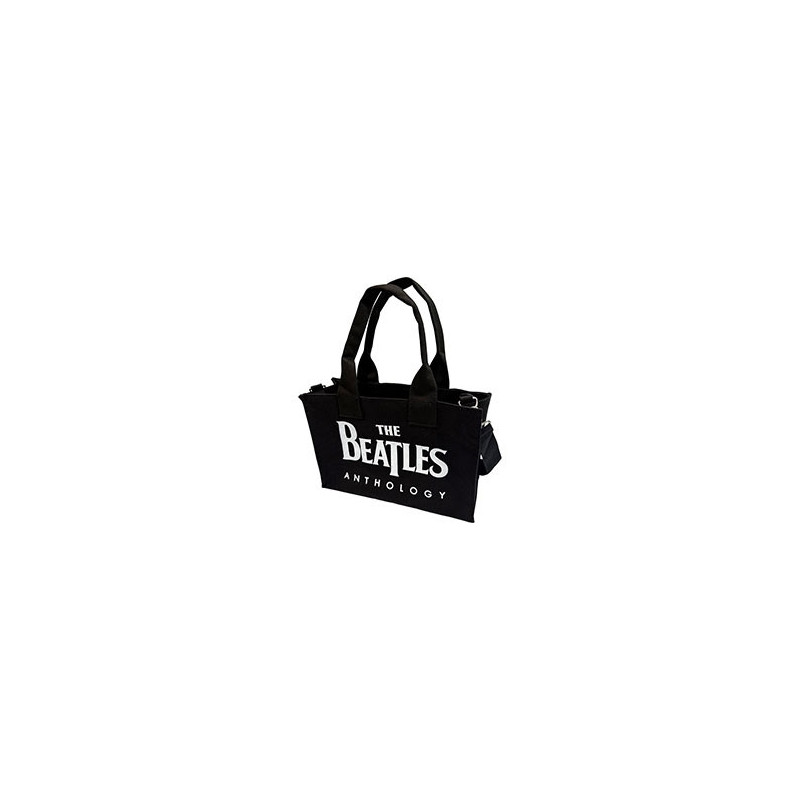 THE BEATLES COTTON TOTE BAG:ANTHOLOGY (BLACK) (BACK PRINT)