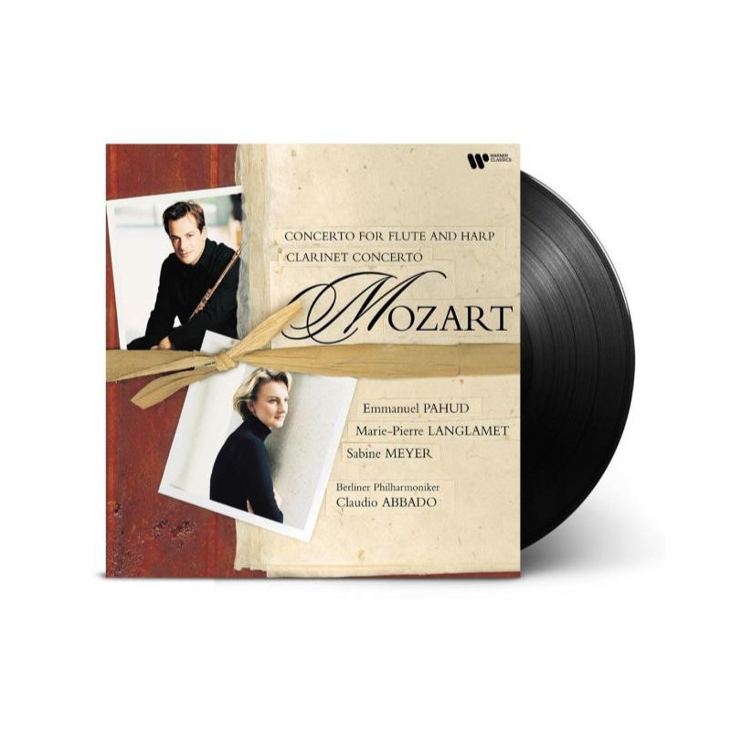MOZART:CONCERTO FOR FLUTE & HARP,CLARINET CONCERTO