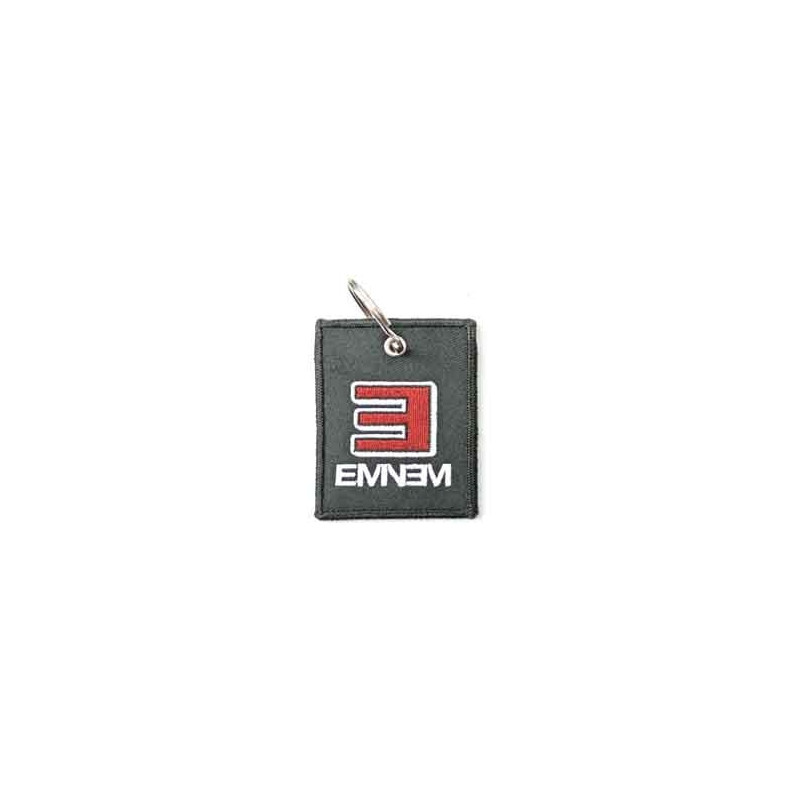 EMINEM PATCH KEYCHAIN:REVERSED E LOGO (DOUBLE SIDED)