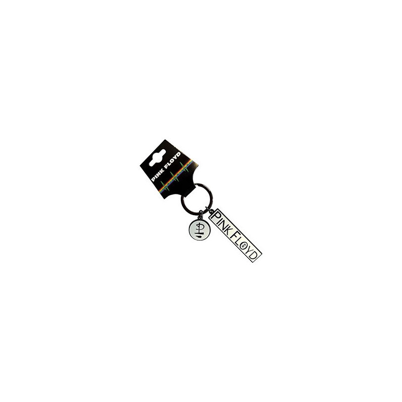 PINK FLOYD KEYCHAIN:DIVISION BELL LOGO & CHARM