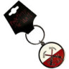PINK FLOYD KEYCHAIN: THE WALL HAMMERS LOGO