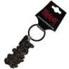 SLIPKNOT KEYCHAIN: BLACK LOGO BLACK BORDER