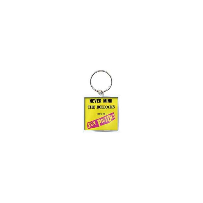 THE SEX PISTOLS KEYCHAIN: NEVER MIND THE BOLLOCKS (PHOTO PRINT)