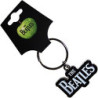 THE BEATLES KEYCHAIN: DROP T LOGO (WHITE) (WHITE)