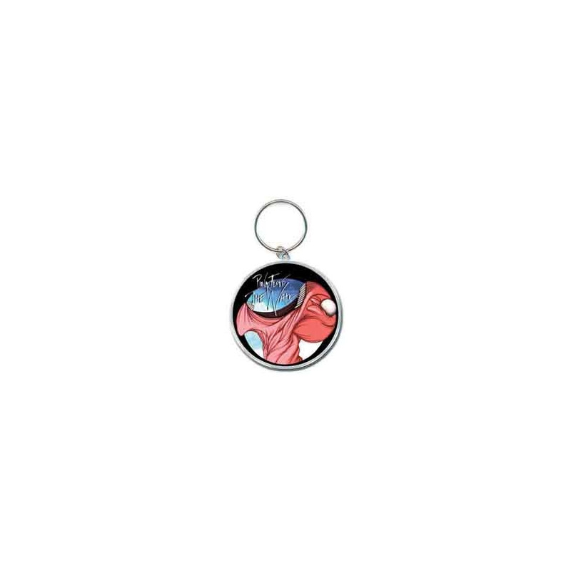 PINK FLOYD KEYCHAIN: THE WALL EAT HEAD LOGO