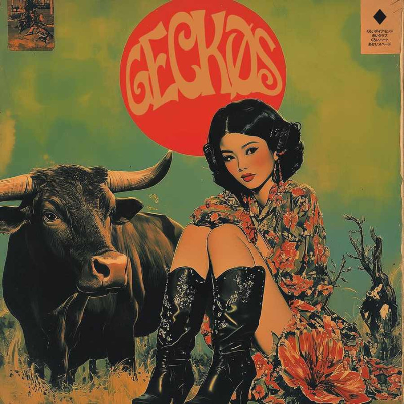 GECKOS (TRANSPARENT REDVINYL)