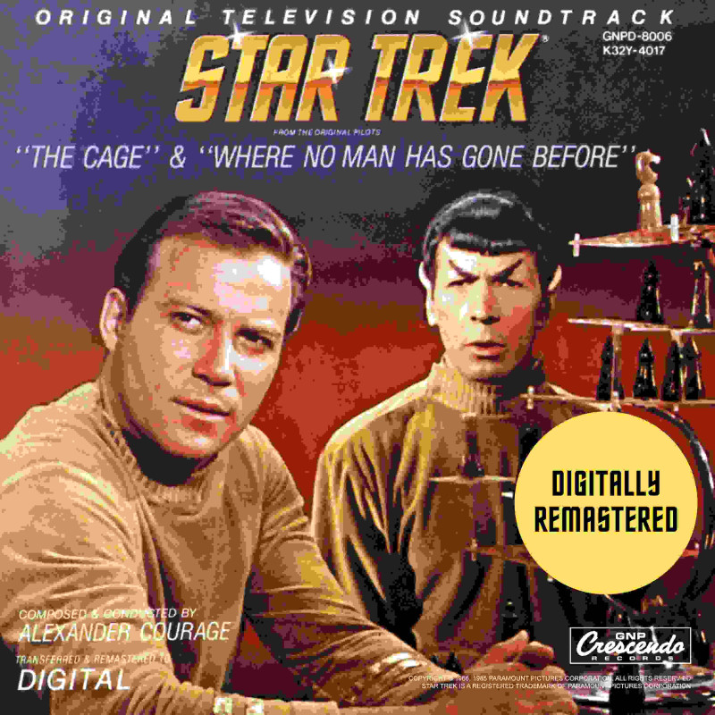 STAR TREK: THE CAGE & WHERE NO MAN HAS G