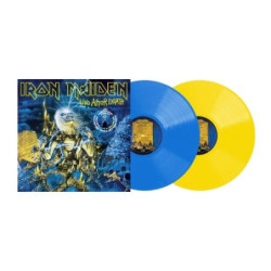 LIVE AFTER DEATH 40TH ANNIVERSARY LIMITED EDITION VINILE GIALLO E BLU