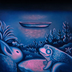 NIGHT FISHING ON A CALMLAKE