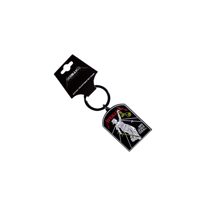 METALLICA KEYCHAIN:AND JUSTICE FOR ALL TOMBSTONE