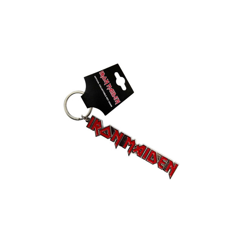IRON MAIDEN KEYCHAIN: LOGO WITH TAILS