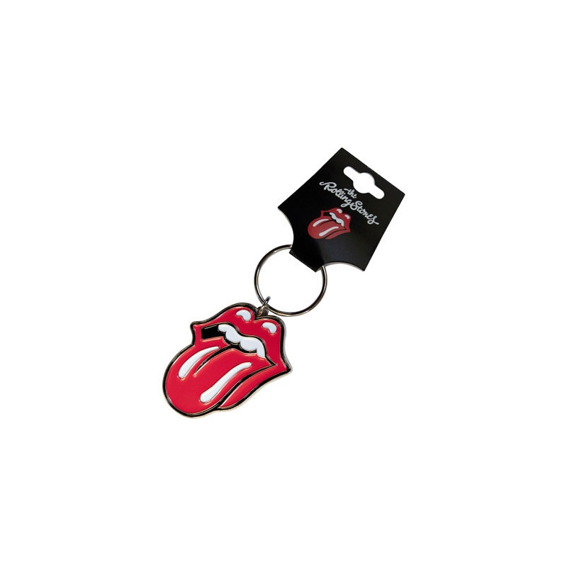 THE ROLLING STONES KEYCHAIN: CLASSIC TONGUE METAL