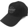 GUNS N' ROSES UNISEX BASEBALL CAP: WHITE CIRCLE LOGO (BLACK)