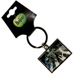 THE BEATLES KEYCHAIN:ABBEY ROAD CROSSING PHOTO