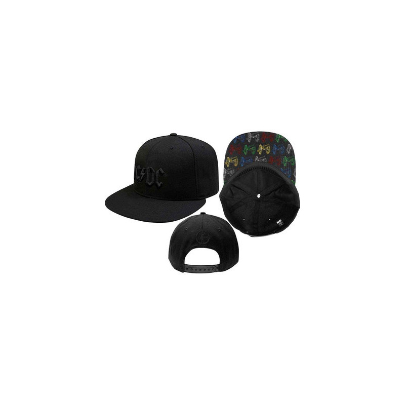 AC/DC UNISEX SNAPBACK CAP: CANON POP-ART (BLACK)