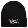 MY CHEMICAL ROMANCE UNISEX BEANIE HAT: THE BLACK PARADE LOGO (BLACK)