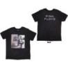 PINK FLOYD UNISEX STONE WASH T-SHIRT: UMMAGUMMA (BLACK) (BACK PRINT) (SMALL)