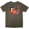 GREMLINS UNISEX STONE WASH T-SHIRT: GIZMO PHOTO (GREEN) (SMALL)