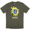 PRIMAL SCREAM UNISEX STONE WASH T-SHIRT: SCREAMADELICA (GREEN) (SMALL)