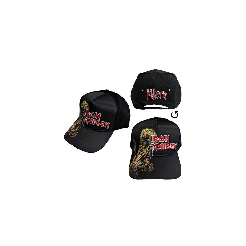 IRON MAIDEN UNISEX BASEBALL CAP: KILLERS (BLACK)