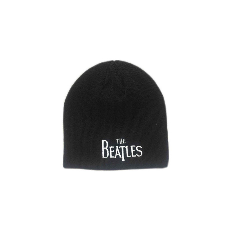 THE BEATLES UNISEX BEANIE HAT:DROP T LOGO