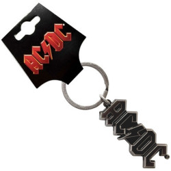 AC/DC KEYCHAIN:3D SILVER LOGO