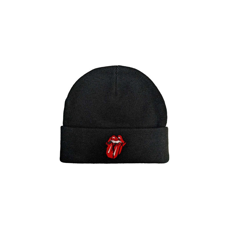 THE ROLLING STONES UNISEX BEANIE HAT: HACKNEY DIAMONDS SHARDS LOGO (BLACK)