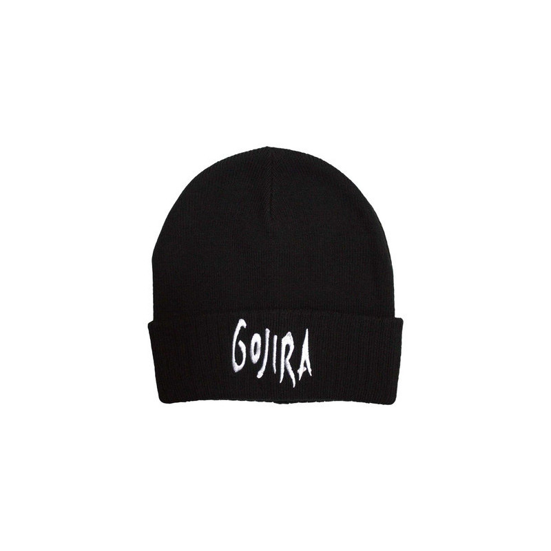 GOJIRA UNISEX BEANIE HAT: LOGO (BLACK)