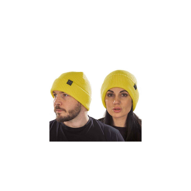 TWENTY ONE PILOTS UNISEX BEANIE HAT: DOUBLE BARS (YELLOW)